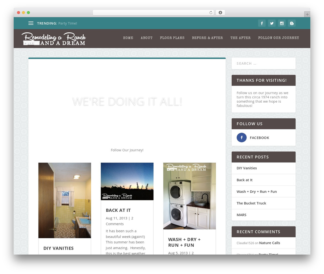 WordPress theme Extra - remodelingaranch.com