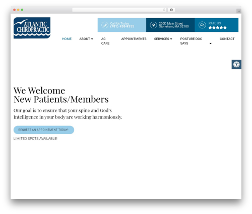 WordPress theme Parent Theme - atlanticchiro.com