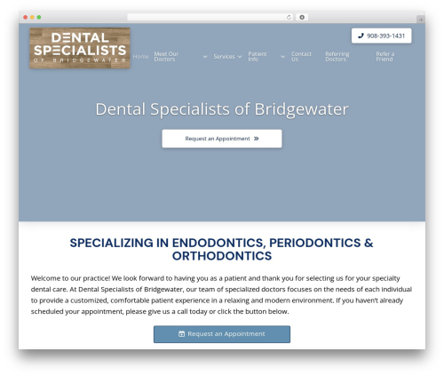 Df app builder WordPress plugin - dentalspecialistsofbridgewater.com