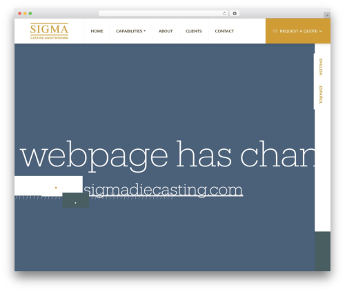WP theme Sigma Theme - sigmalapos.com