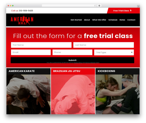Zyth WP theme - ammafitness.com