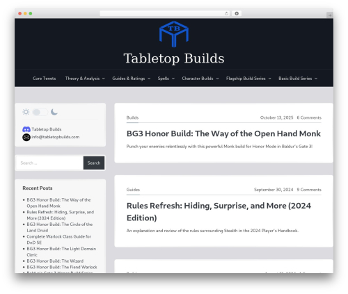 AwesomePress WordPress theme - tabletopbuilds.com AwesomePress WordPress theme - tabletopbuilds.com