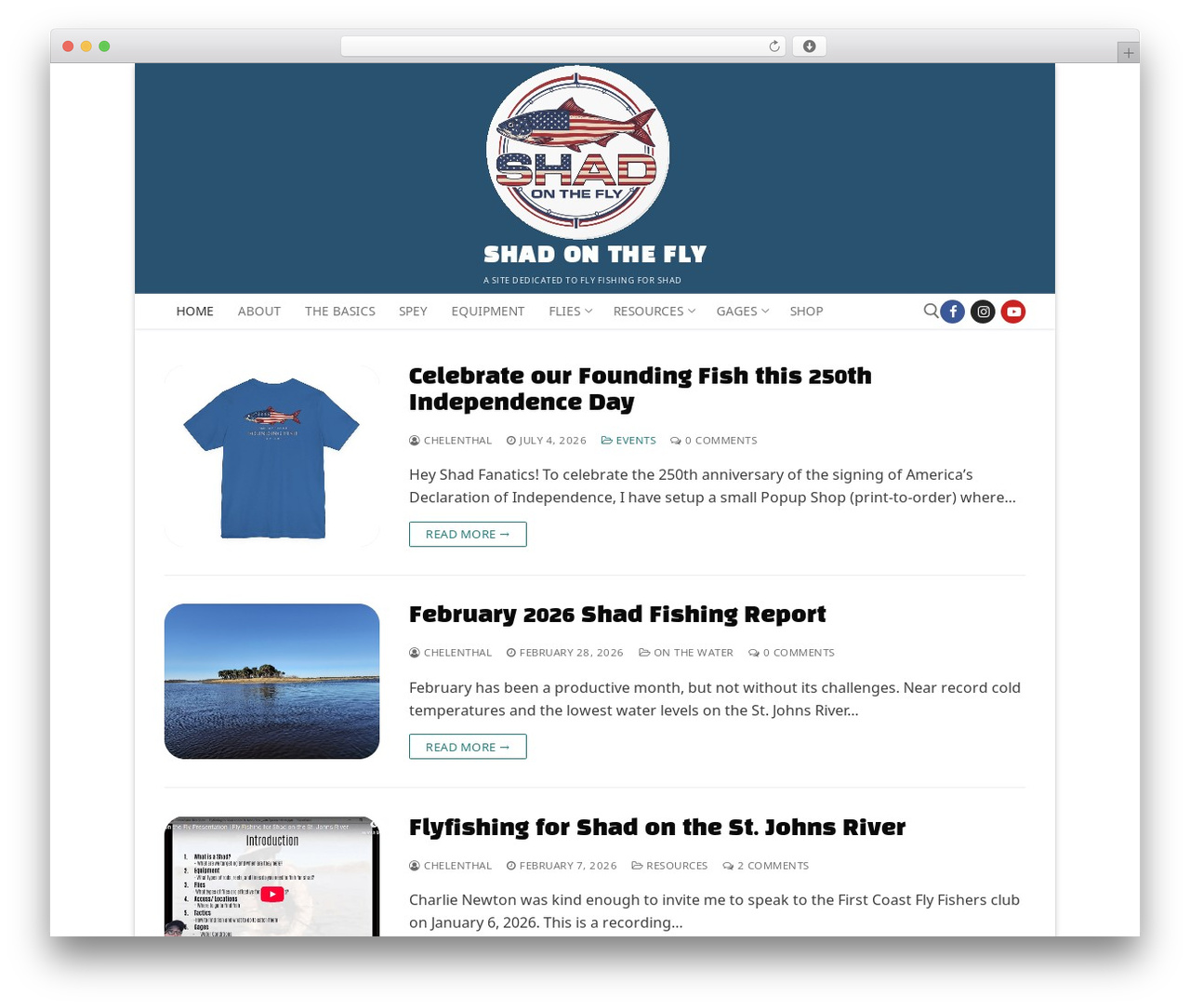 Customify WordPress theme - shadonthefly.com