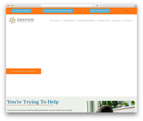 DeepMind theme WordPress - dakharipsyc.com