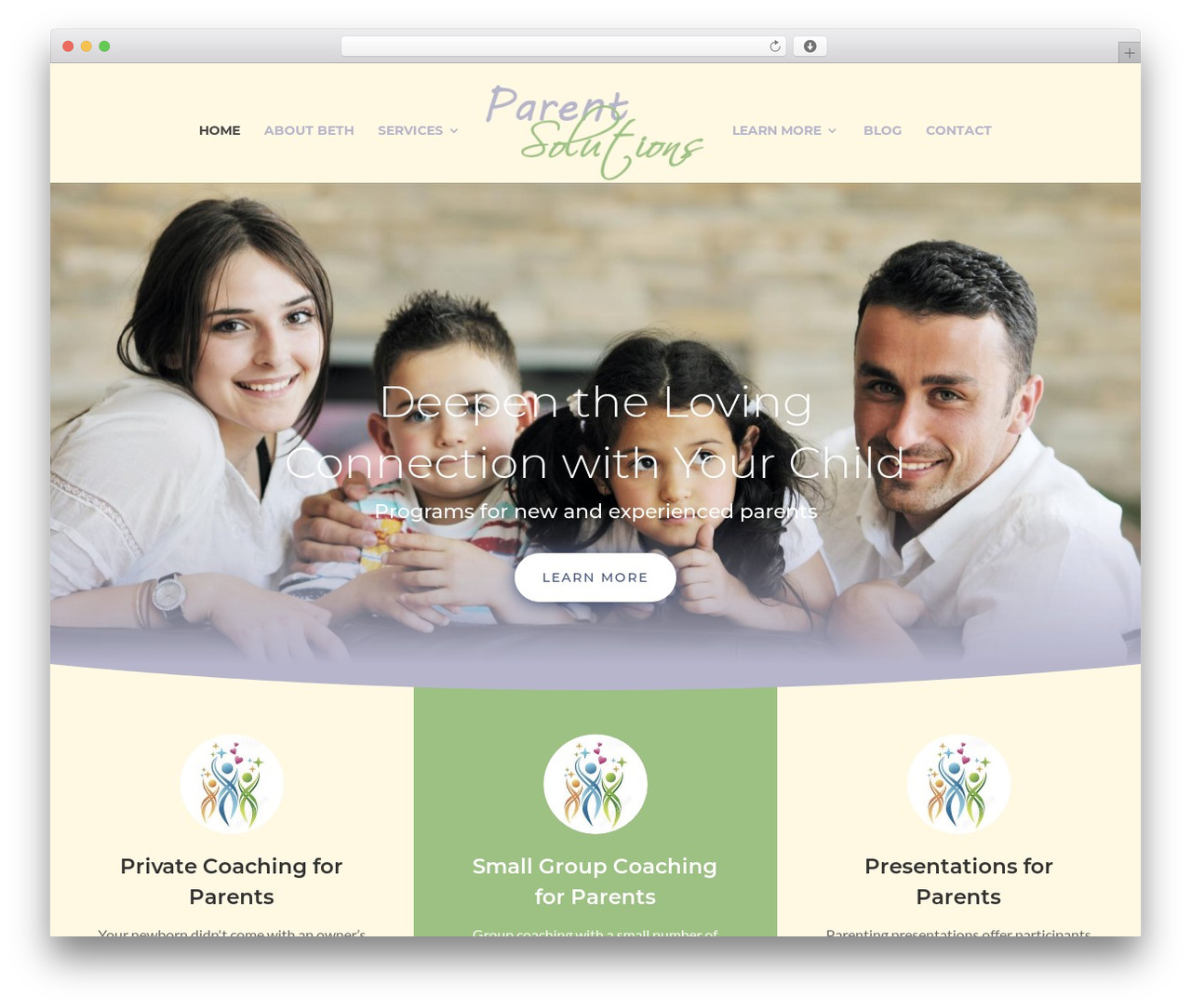 Divi best WordPress theme - parent-solutions.com