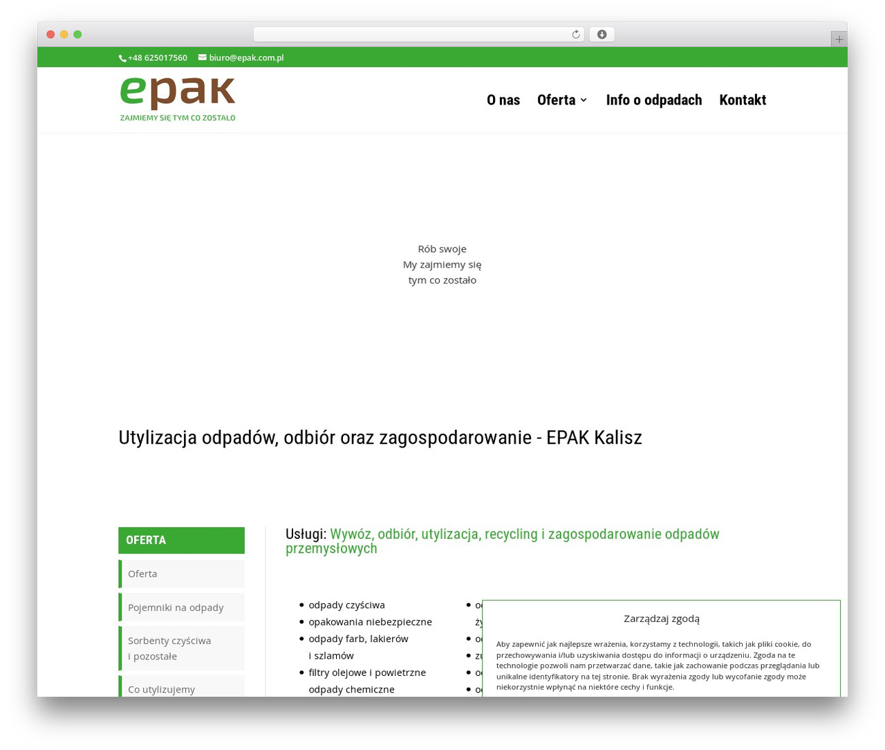 Divi WordPress theme - epak.com.pl