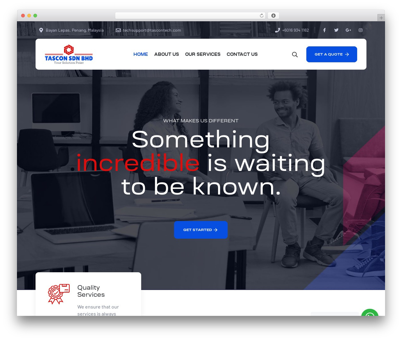 Editech theme WordPress - tascontech.com