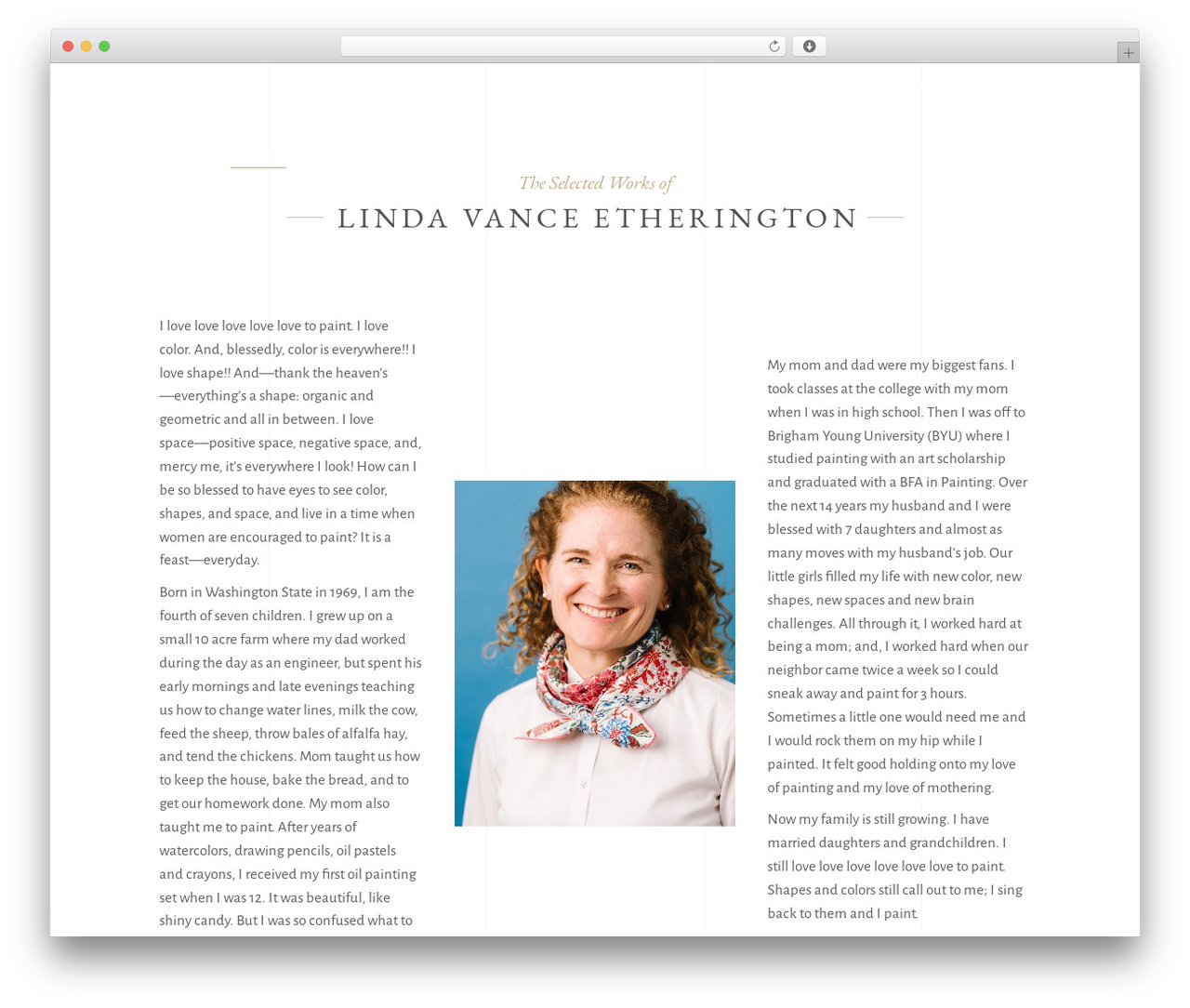 Musea WordPress theme - lindaetherington.com Musea WordPress theme - lindaetherington.com