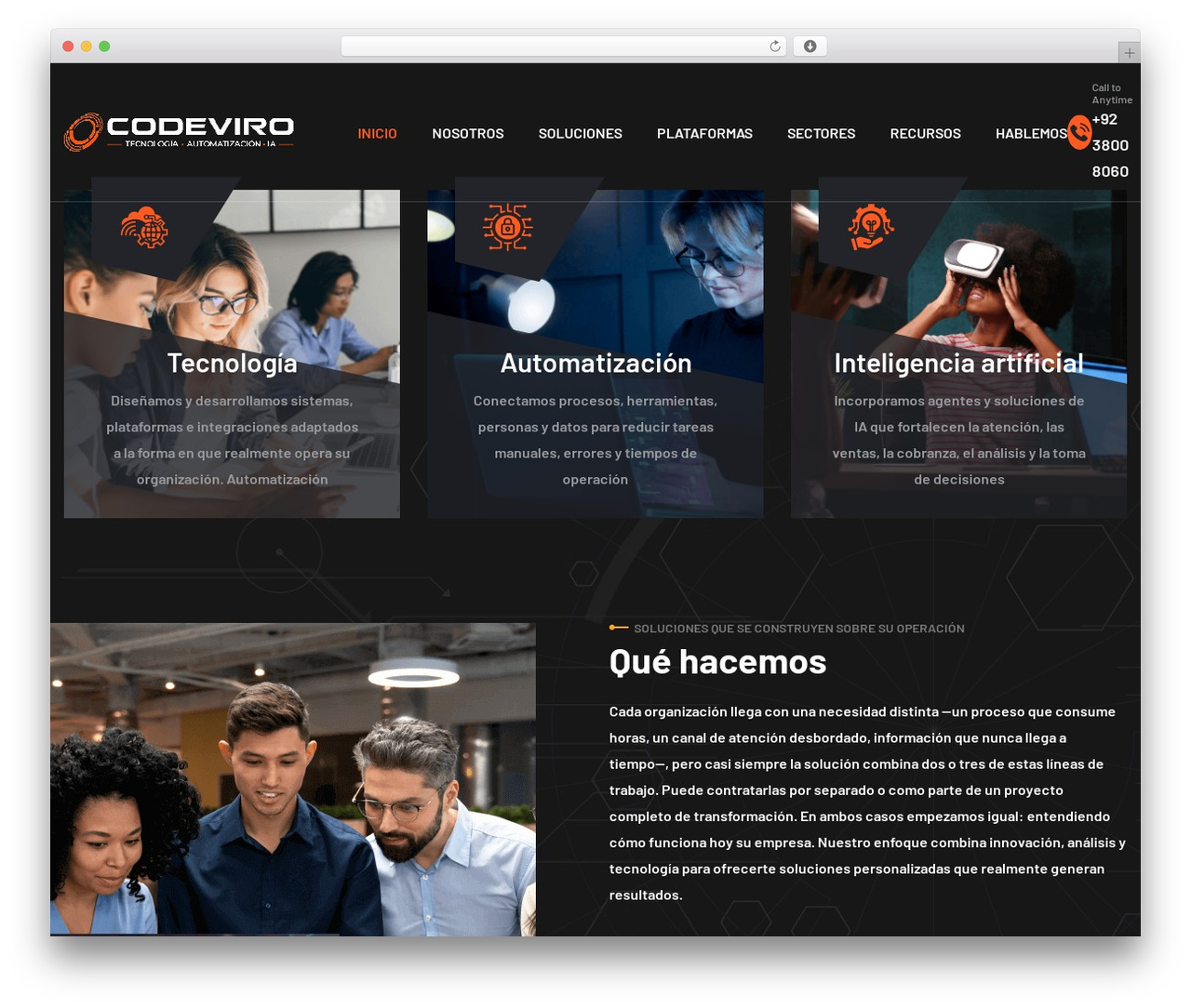 Ostech WordPress theme - codeviro.com