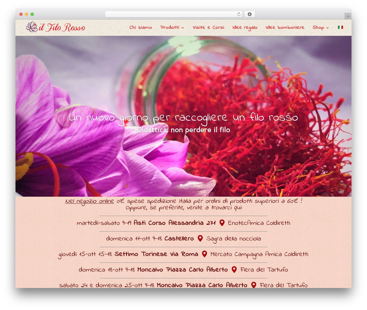 Theme WordPress Divi - ilfilorosso.eu Theme WordPress Divi - ilfilorosso.eu