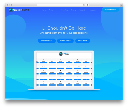 Webify theme WordPress - graffitisuite.com