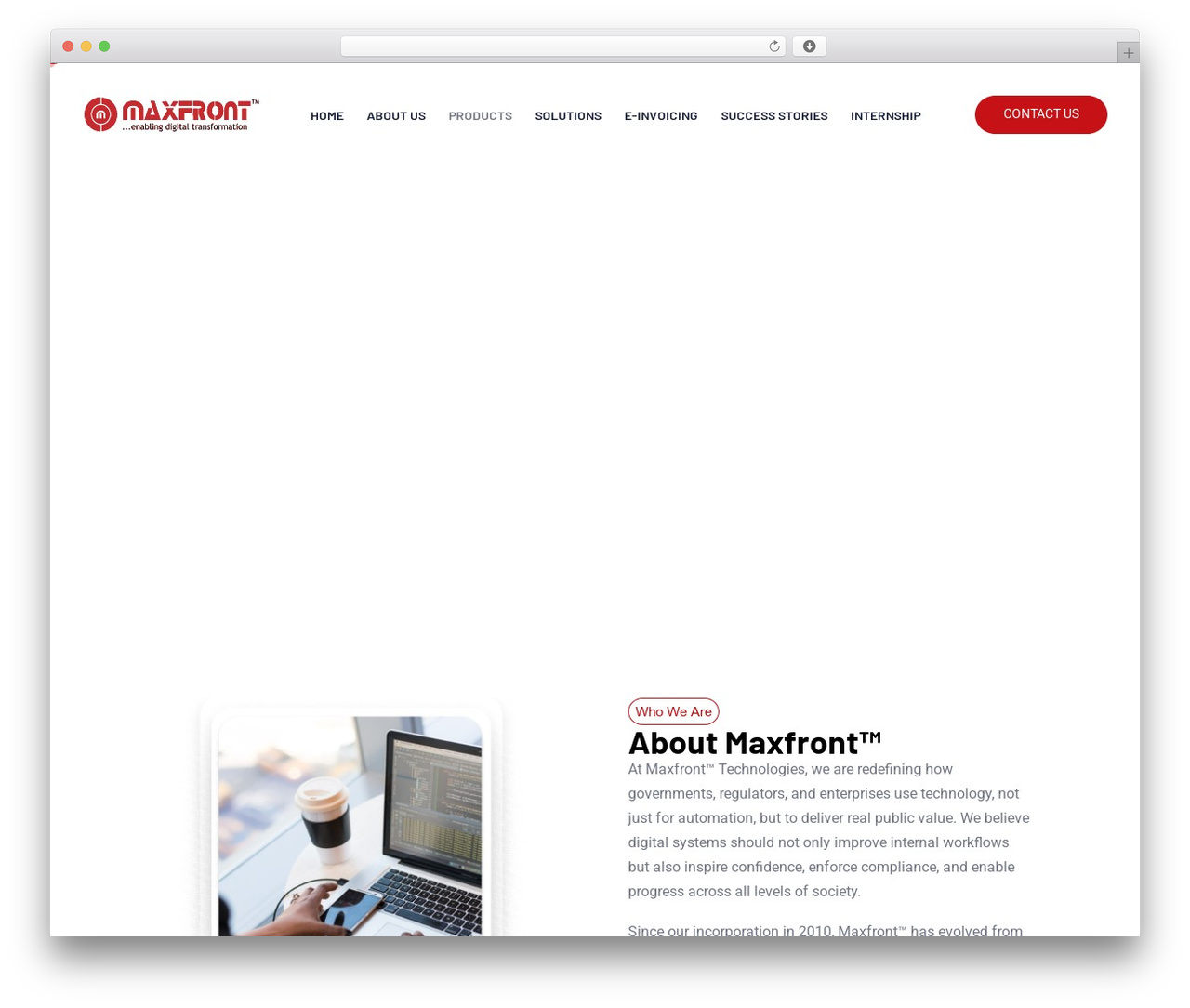 Webteck WordPress theme - maxfront.com Webteck WordPress theme - maxfront.com