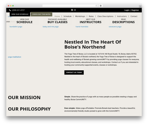 Kdw jquery colorbox WordPress plugin - yogatreeofboise.com