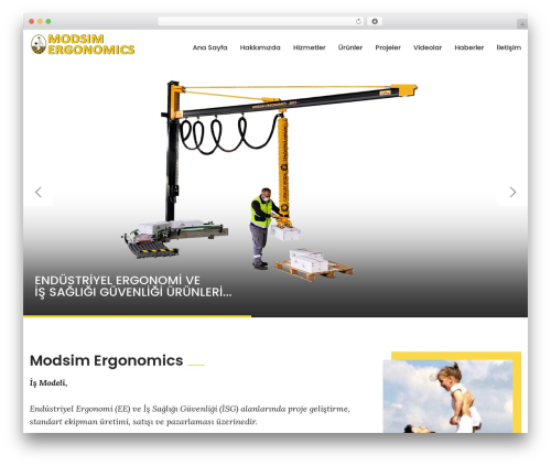 Nortech WordPress theme - modsim.com.tr
