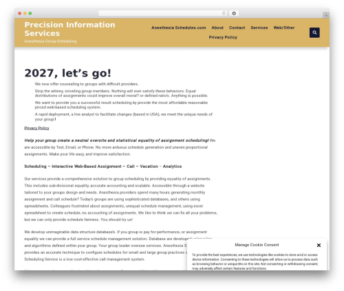Theme WordPress DCODE - anesthesiaschedules.com Theme WordPress DCODE - anesthesiaschedules.com