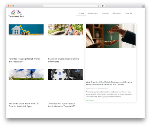 Freshtag WordPress plugin - torontoartblast.com