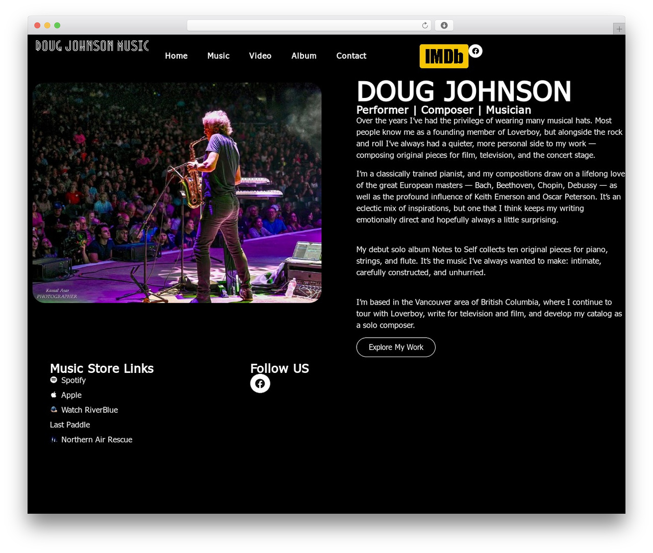Theme WordPress Hello Elementor - dougjohnsonmusic.com