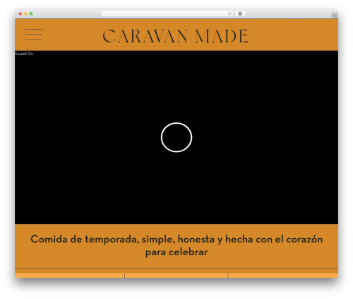 Theme WordPress space oddity - caravanmade.com