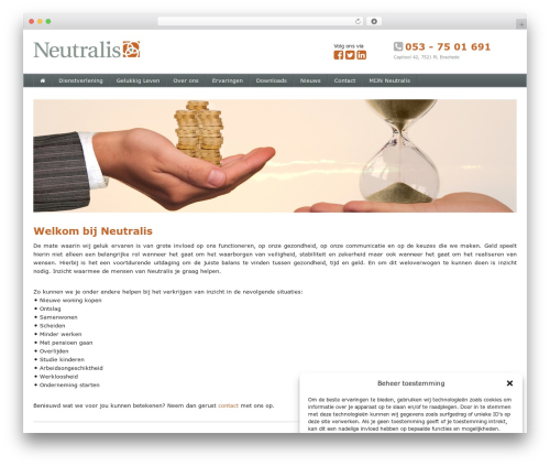 Webton Theme WordPress theme - neutralis.nl