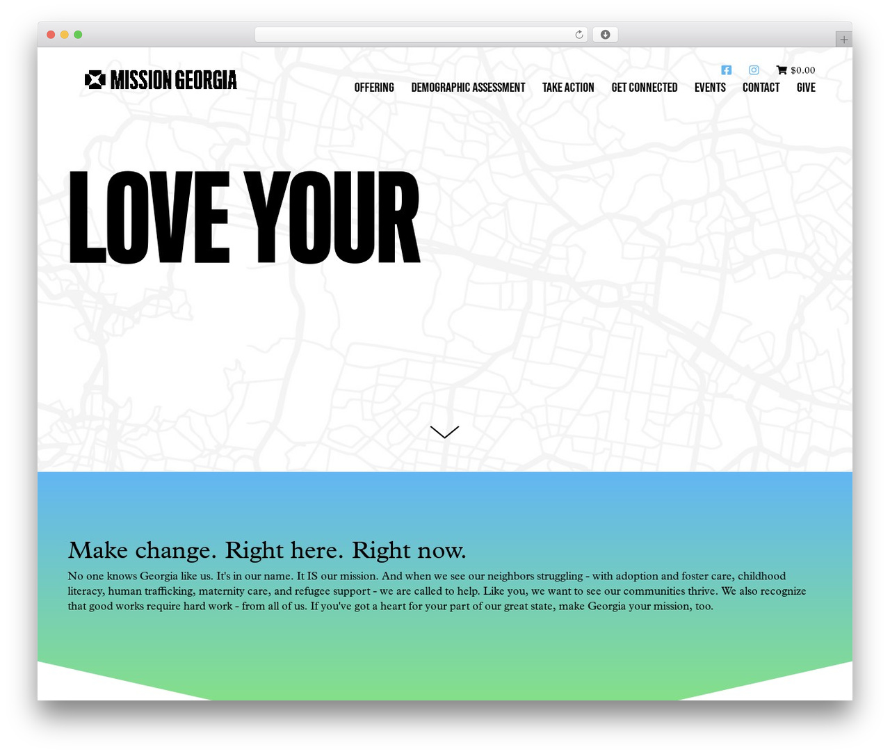 WordPress theme Beaver Builder Theme - missiongeorgia.org