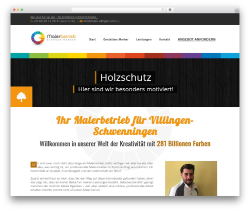 WordPress theme Tycoo - maler-villingen.com
