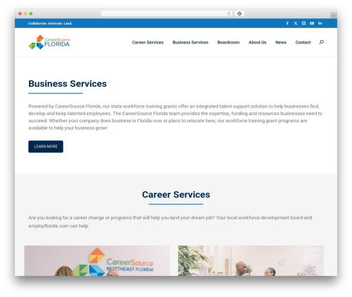 WP theme The7 Classic - careersourceflorida.com