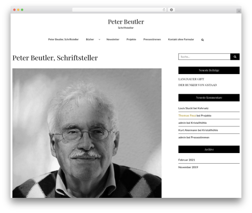 Writee Pro WordPress website theme - peter-beutler.ch Writee Pro WordPress website theme - peter-beutler.ch