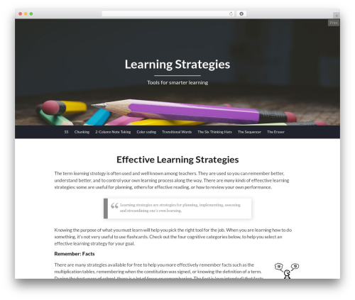 BusinessBuilder business WordPress theme - learning-strategies.com