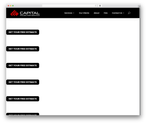 Divi theme WordPress - capitalprojection.com