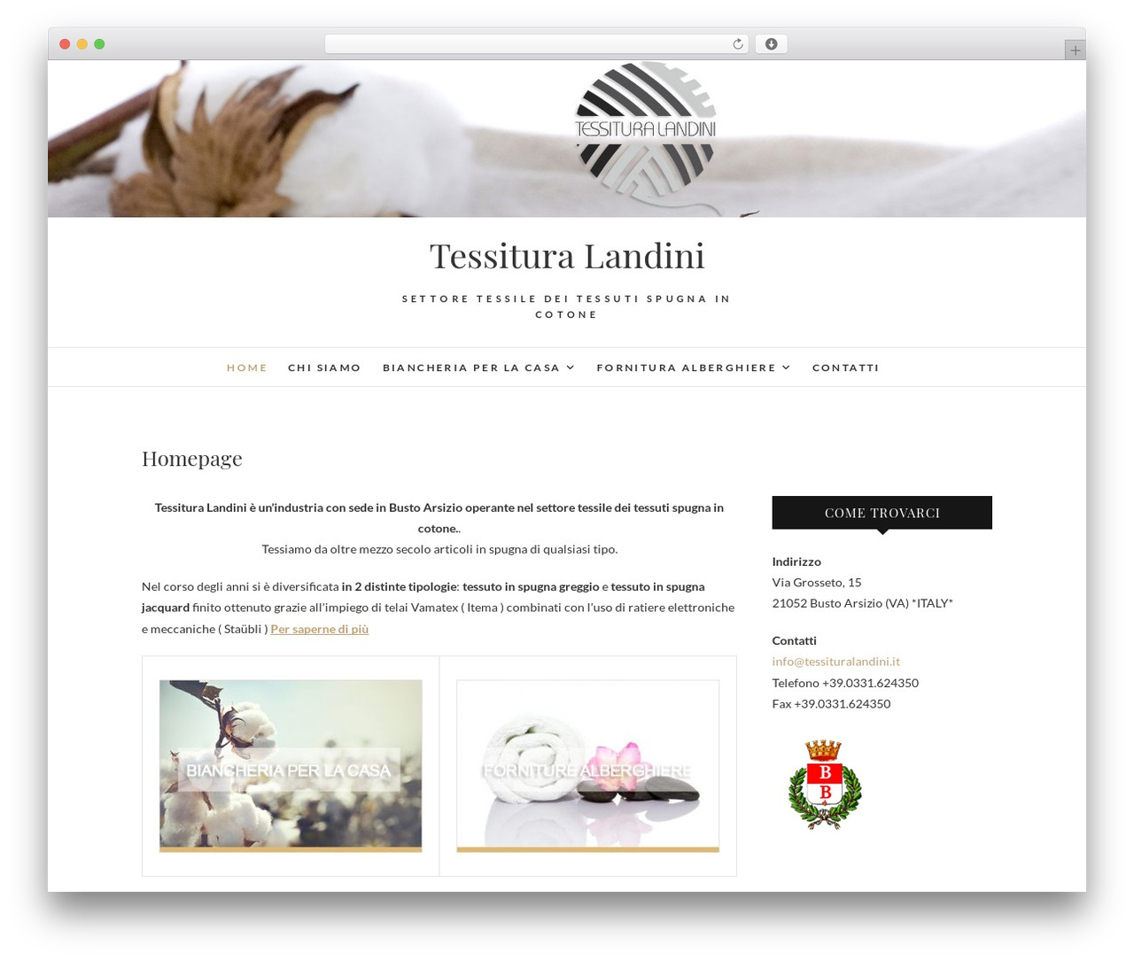 Edge WordPress theme - tessituralandini.it Edge WordPress theme - tessituralandini.it