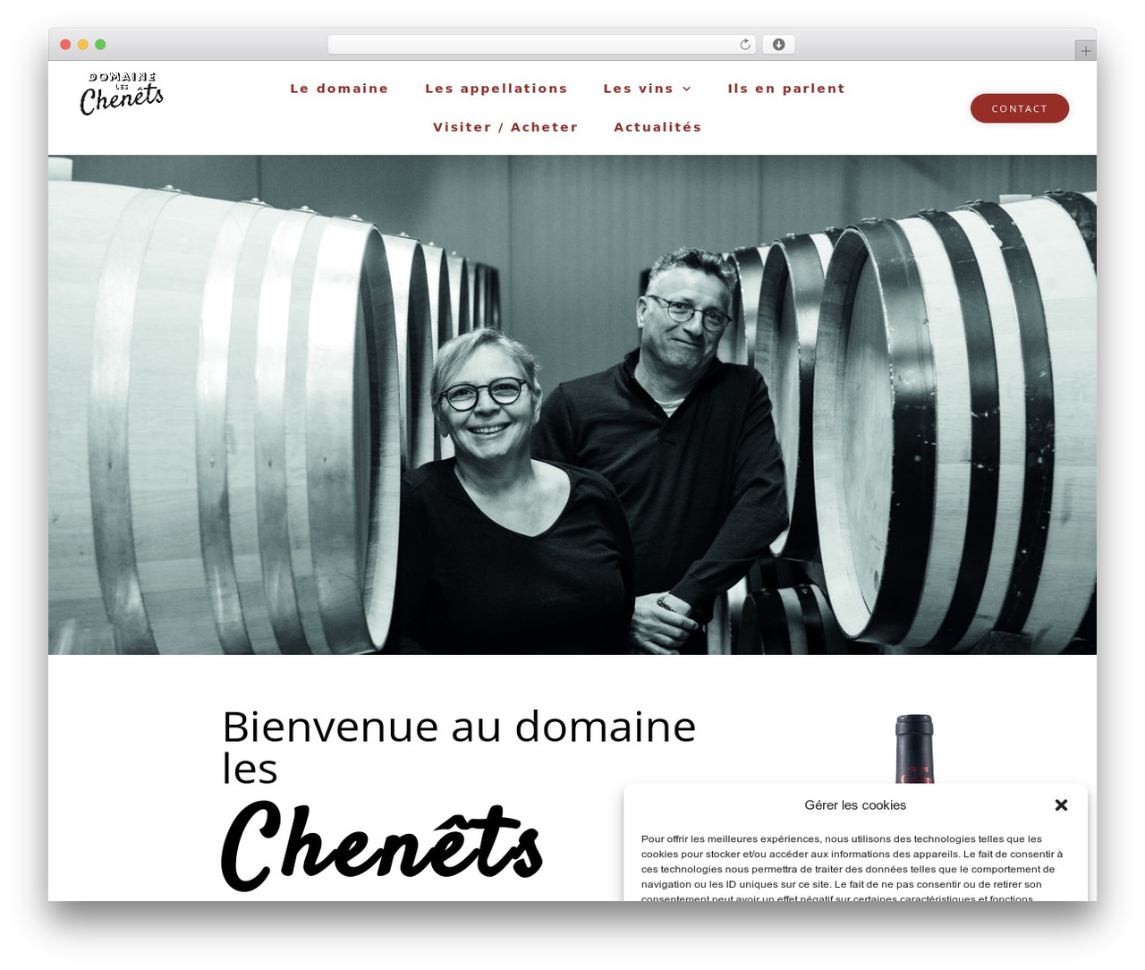 Hello Elementor WordPress theme - domaineleschenets.com