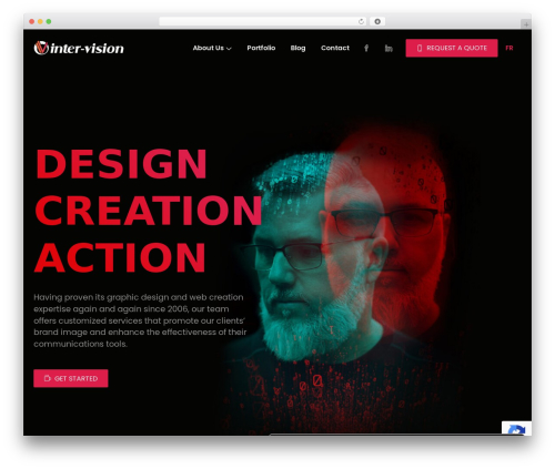 Leverage top WordPress theme - inter-vision.ca