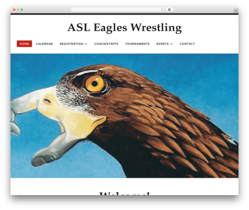 Radcliffe 2 theme WordPress - asleagleswrestling.com