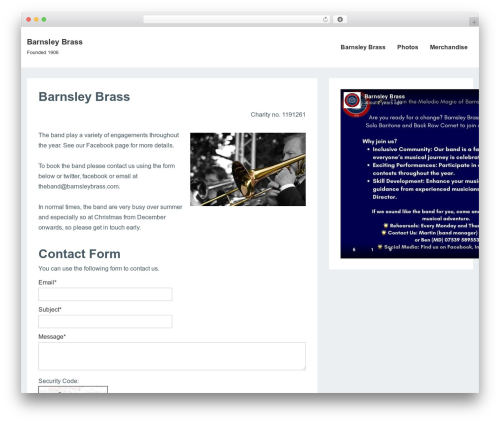 Simple google icalendar widget WordPress plugin - barnsleybrass.com