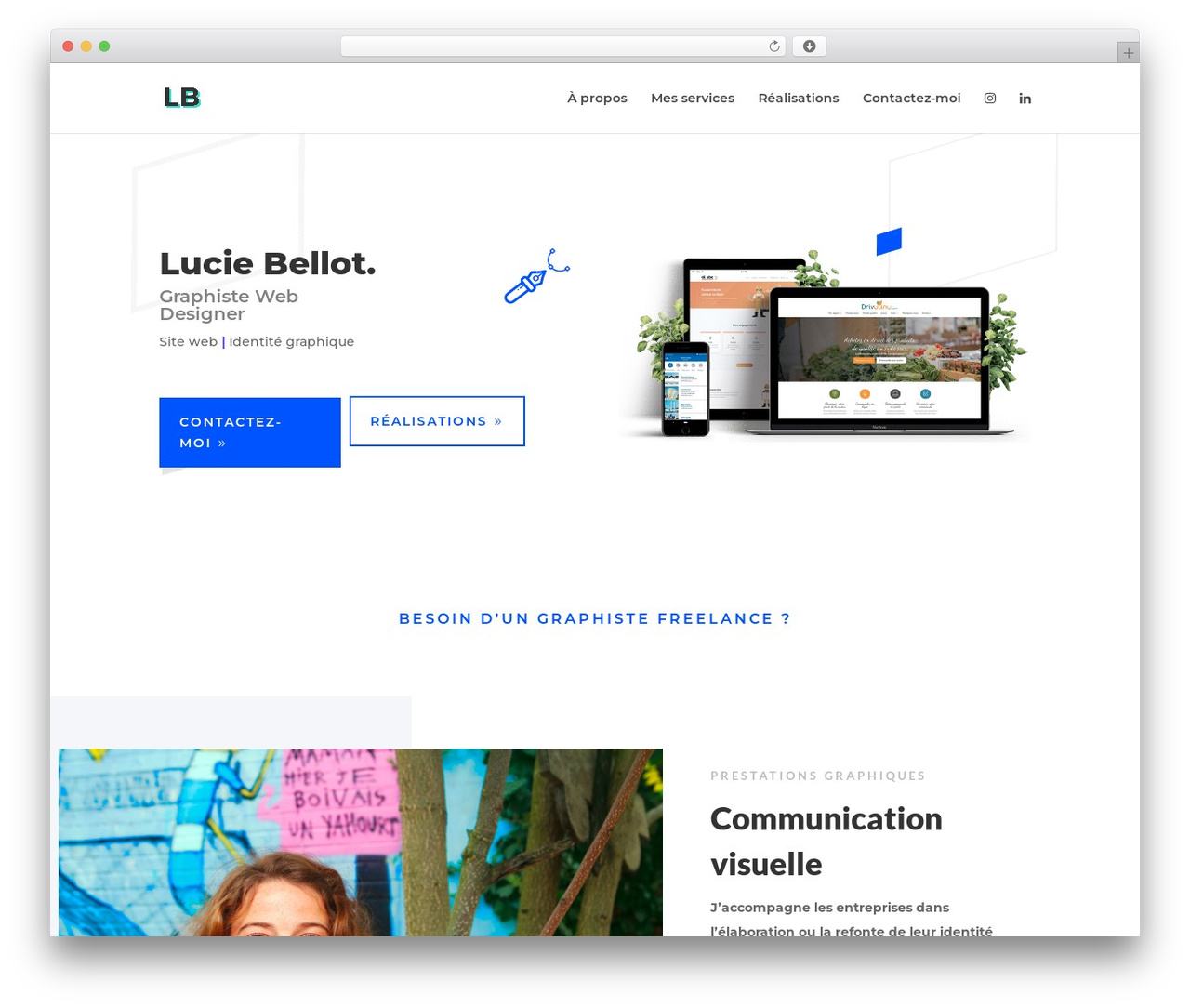 Theme WordPress Divi - www.luciebellot.com
