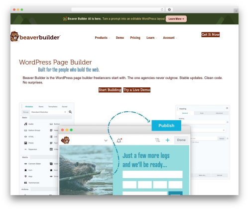 Username changer WordPress plugin - beaverbuilder.com