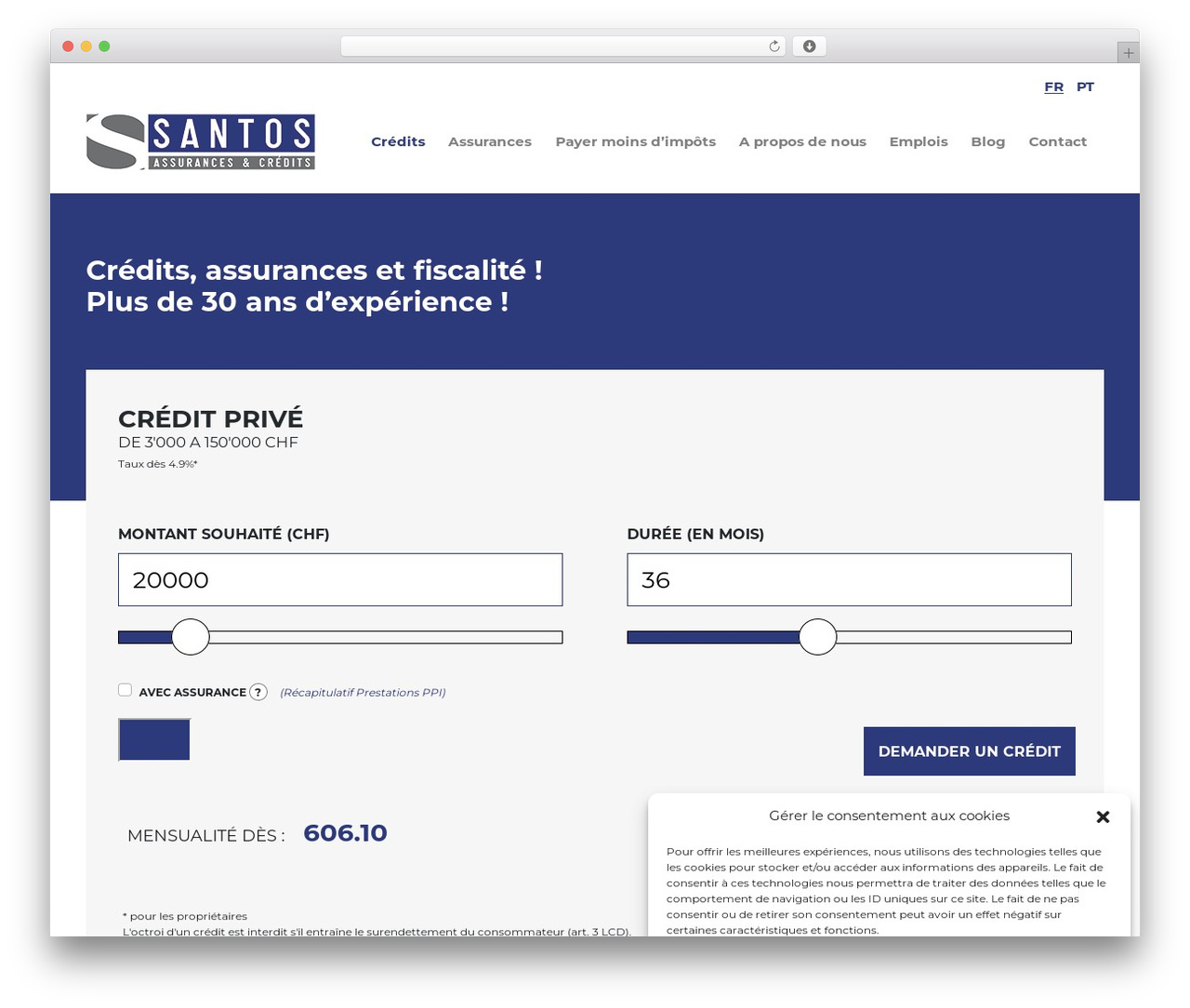 Web Romandie WordPress theme design - credits-assurances.ch Web Romandie WordPress theme design - credits-assurances.ch
