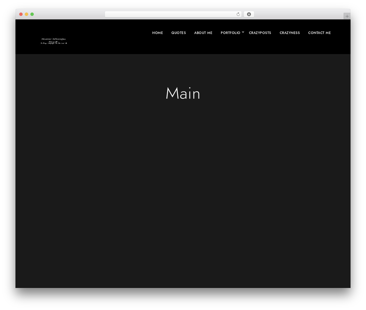 Blacksilver WordPress theme - crazyalex.net