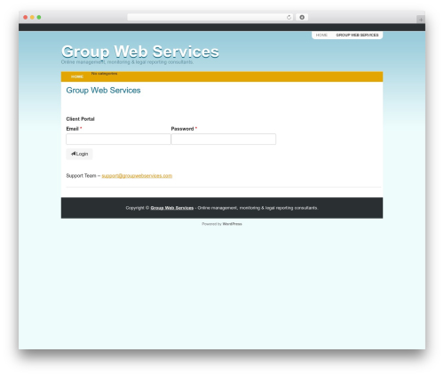 Theme WordPress Slightly - groupwebservices.com