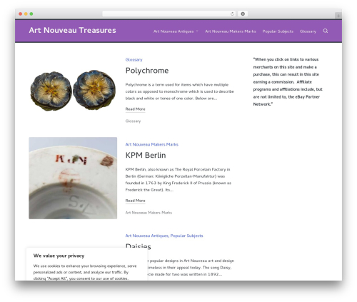 Ad Inserter – Ad Manager & AdSense Ads (ad-inserter) free WordPress plugin - artnouveautreasures.com