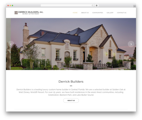 Codeless framework WordPress plugin - derrickbuilders.com