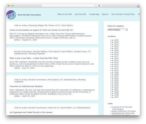 Blocksy WordPress theme - ucdfa.org