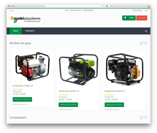 Flatastic WordPress theme - makialquileres.com