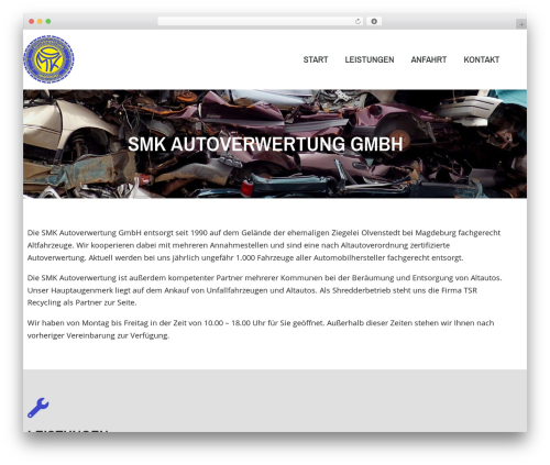 GeneratePress theme WordPress - smk-autoverwertung.de