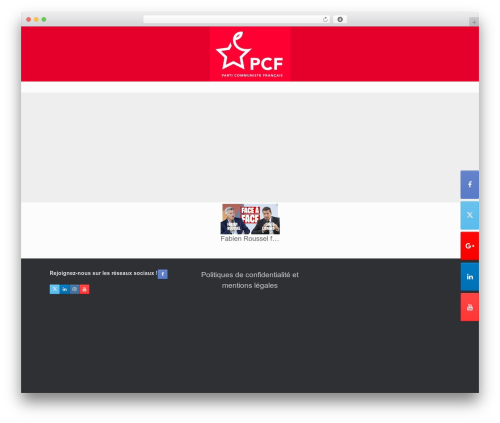 Skeleton WP theme - loiret.pcf.fr