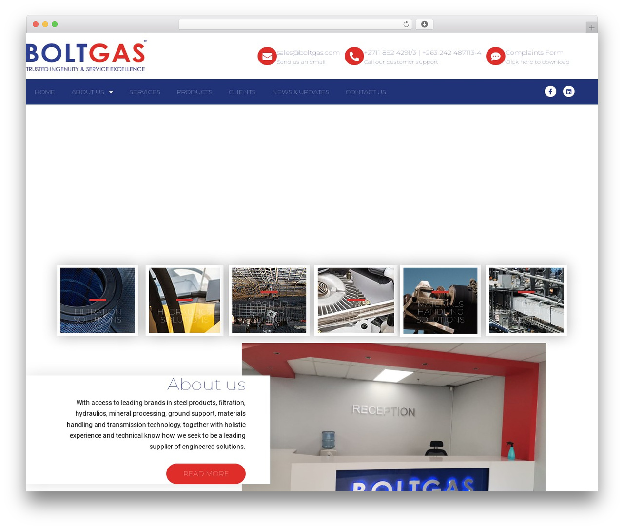 WP theme Hello Elementor - boltgas.com