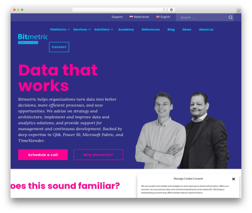 Bitmetric WordPress theme - bitmetric.nl