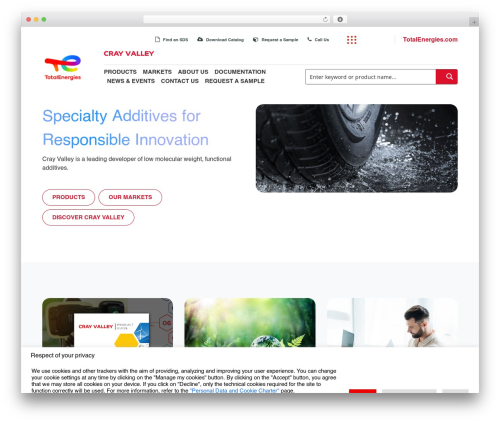 Crayvalley WordPress theme design - crayvalley.com