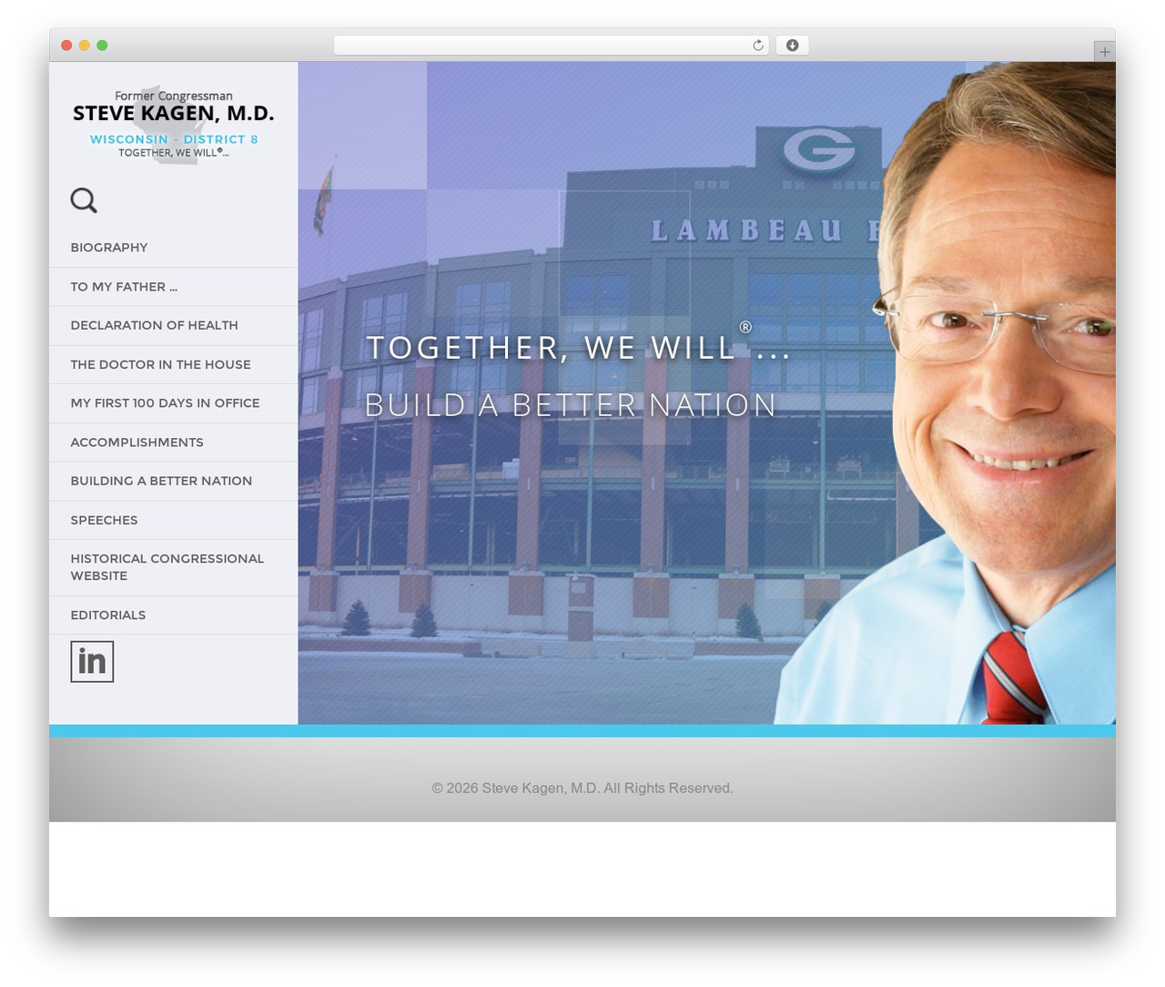Custom WordPress Theme - Stellar Blue Technologies WP theme - stevekagen.com