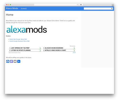 EverBox WordPress theme - alexamods.com